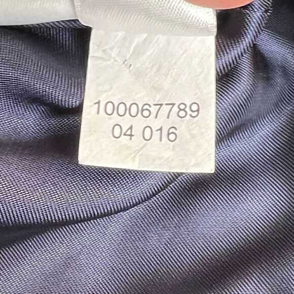 Brooks Brothers NWT navy blue tailored short sleeve top with embroidered sleeves - Picture 13 of 13